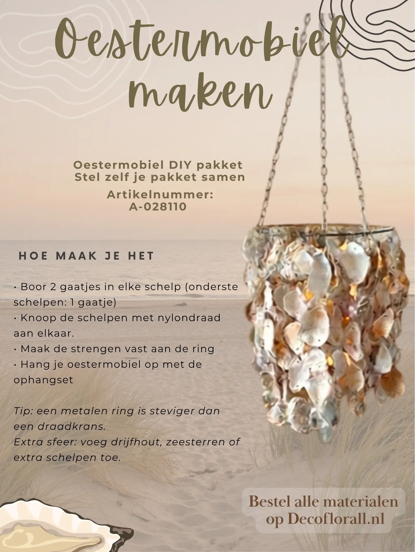 Oestermobiel DIY