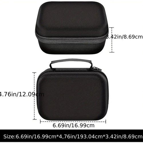 Case ZWART voor Labelprinter oa. Phomemo M110 Labelmaker /st handig voor je printertje en accessoires