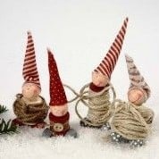 Designvilt - Rood witte streepjes hobbyvilt met print
