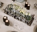 Tabledeco tafeldeco 22 cm Wit / stuk oase voor verse bloemen Incl. steekschuim