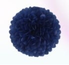 Tissue Paper Pom Poms Flower Balls 15 cm - white wit feestversiering