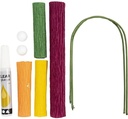 DIYkit Pakket Hobbyset Crêpepapier, Klaprozen schoencadeautje