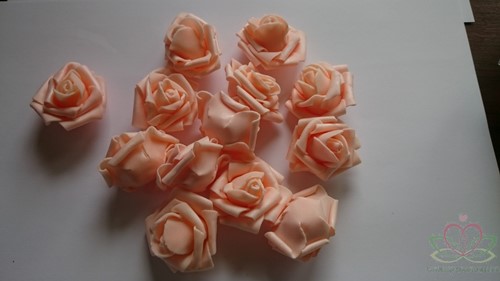 foamroos, foamrozen LOS ca. 50 st Zalm foamrozen