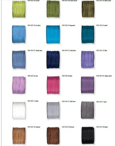 Plissé taftband 523 Lila 6 cm rol 10 meter