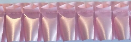 Easy Pleat geplooid lint Kant en klaar Pastelroze rol 3 meter