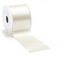 WIDE Satin Satijn Oud Creme 70 mm rol 25 meter 