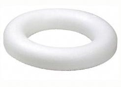 Oasis® Styropor Piepschuim Isimo Ring Platrond 15×3 cm