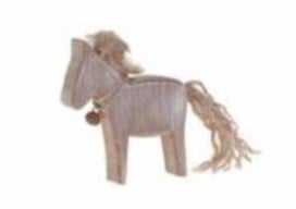 Houten Paardje 9,5x10x2 cm