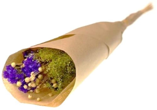 Droogbloemenboeket Blue lepidium-statice Blue-linium