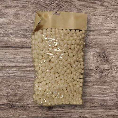 Mini deco balls decobolletjes Wit 15 mm 140 gr