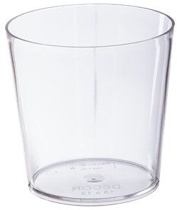 Acryl vaas Flower Holder Decor Maxi Ø22x68 cm