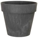 Bloempot Bloemenvaas Ibiza Antraciet 16 cm