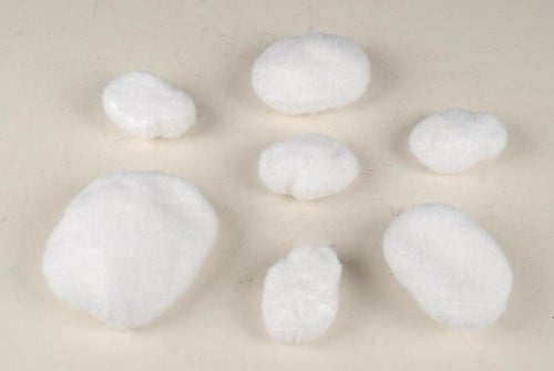 Bolletjes Mos Wit gemengde maten