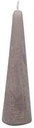 Kaars Kegelvorm Frosted Cool Grey 41x150 mm