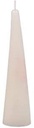 Kaars Kegelvorm Frosted White 70x300 mm 72 uur kerstboomvorm