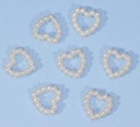 Hartje van pareltjes ca. 1 cm doosje 100 stuks
