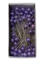 Parelspelden Push pin Lila 8 mm Set 72