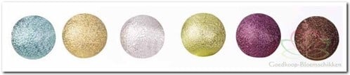Rijgparel mat 009300718000 Champagne-Goud 18 mm 20 stuks