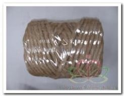 Jute dik 6 draads Naturel 6 mm 3 meter