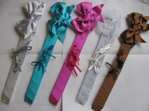 Polscorsage Bow Chic Turquoise stuk armband met plaatje om zelf te maken