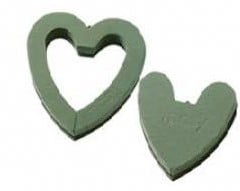 Hart 21 cm Open steekschuimvorm oase voor verse bloemen