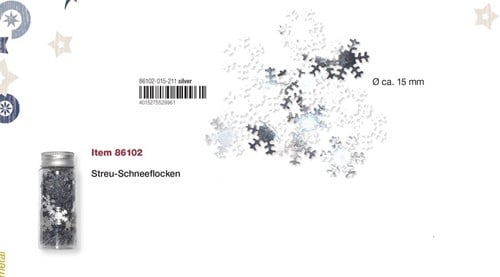 Confetti strooisneeuwsterren 17 gram