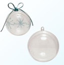 Bal plastic deelbaar Clear 5 cm
