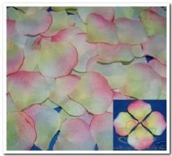 Blad Zijden blaadjes rozenblaadjes Geel Rose pastel