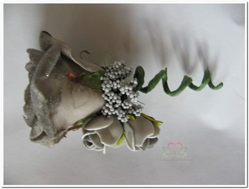 Corsage Roos Taupe CEM17 Maatwerk