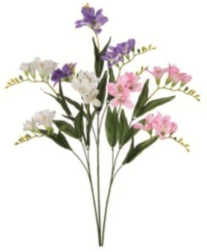 Freesia Tak Zijden Wit 73 cm per stuk let op: op de foto staan 3 kleuren, u bestelt hier de Ivory