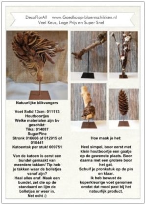 DIY Werkbeschrijving Natuurlijke blikvangers 