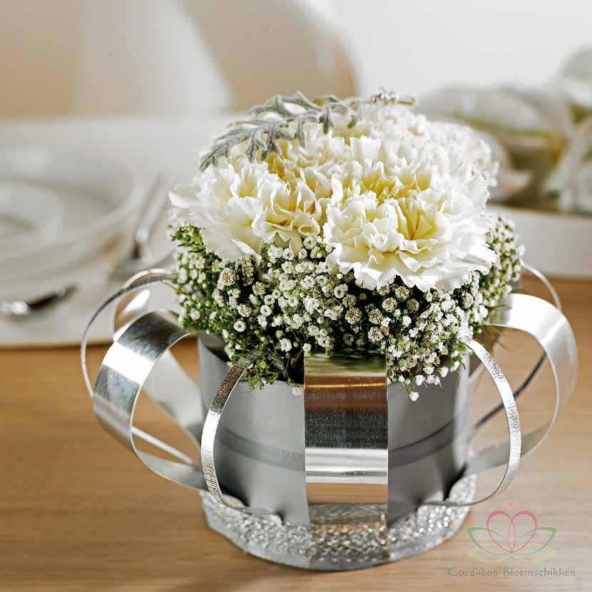 Aluminiumdraad Embossed Breed Plat Turquoise 30mm