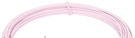 Aluminiumdraad gelakt 36 Pastelroze 2 mm 100 gram 12 meter