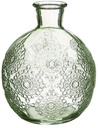 Gekleurd Glazen Flesje Bologna Vaasje Kandelaar Soft Groen Ø9,5 cm H12 cm per stuk