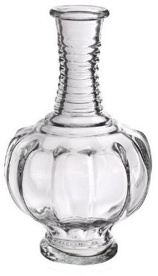 Gekleurd Glazen Flesje Trevi Clear 9x15 cm per stuk