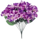 Hortensia Hydrangea Purple Zijdenbloem bundel 11 stuks 35 cm