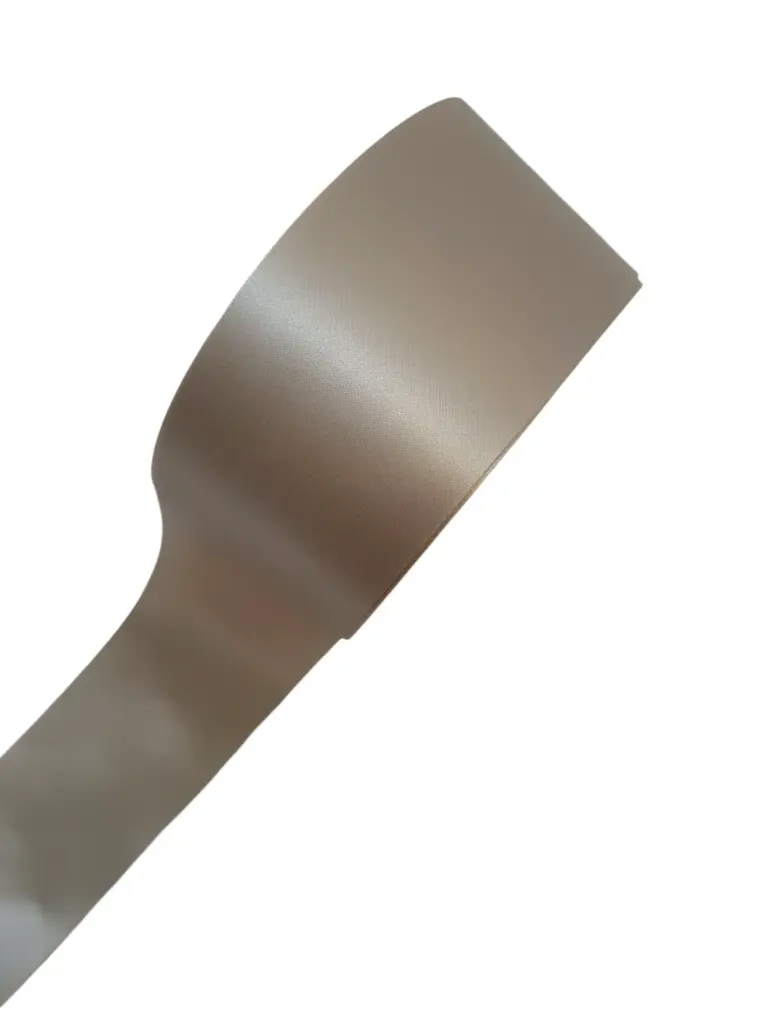 Zijdenlint Champagne voor lintprinters 45 mm x 50 meter rol