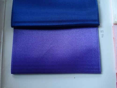 Dubbelsatijn Creative Ribbon Lila Paars Stevig voor lintprinters 75 mm x 25 m