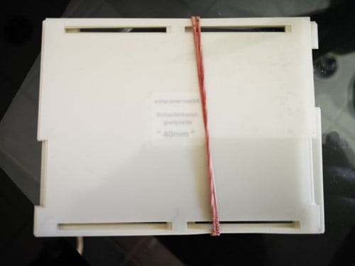 Geleider voor 2 linten van 40mm voor lintprinters