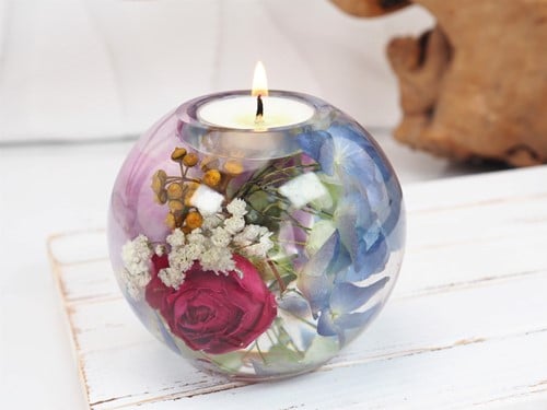 Siliconenmal Waxinehouder M Epoxy resin zeep kaarsen 85x100 mm per stuk