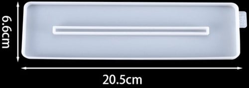 Siliconenmal Standaard voor bordjes of fotolijstjes Epoxy resin 16 cm per stuk