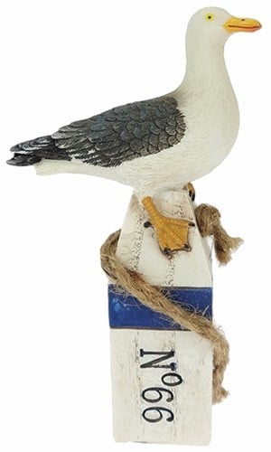 [A-018907] Meeuw Maritiem op Meerpaal Nr. 66 Groot