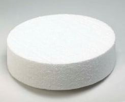 [A-002175] Oasis® Styropor Piepschuim Isimo cake dummy taart 20×7 cm