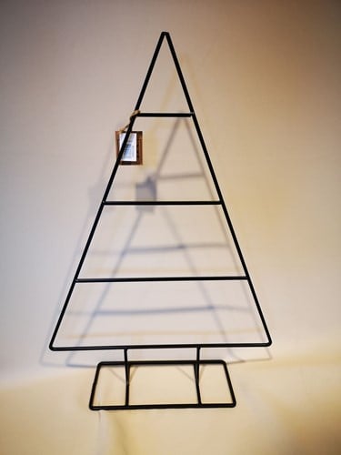 [A-022561] Metalen frame Kerstboom ca. 60 cm incl. voet horizontale liggers L39xH58 cm