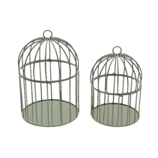 [A-024915] Vogelkooi Groen Set 2 stuks