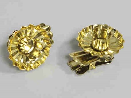 [A-014176] Kaarsjeshouder Clip Kerstboom Goud Ø40 mm pak 10 stuks