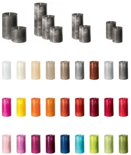 [A-014538] Trendkaars Kaars Zelfdovend Wolwit 180x70 mm per stuk