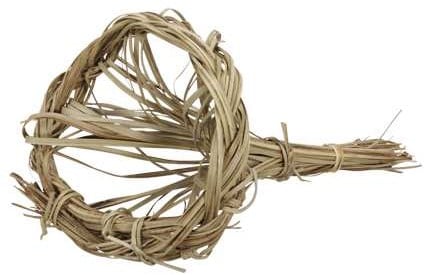 [A-019269] Boekethouder frame Palm Wavy Naturel 40 cm