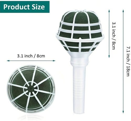 [A-025736] Bridy Lady Temara bruidsboekethouder oase voor verse bloemen 8 cm