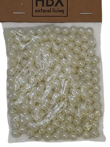 [A-003429] Parels rijgparels 85-0086-057 / 0444 045 C Pearl Ivory 8 mm